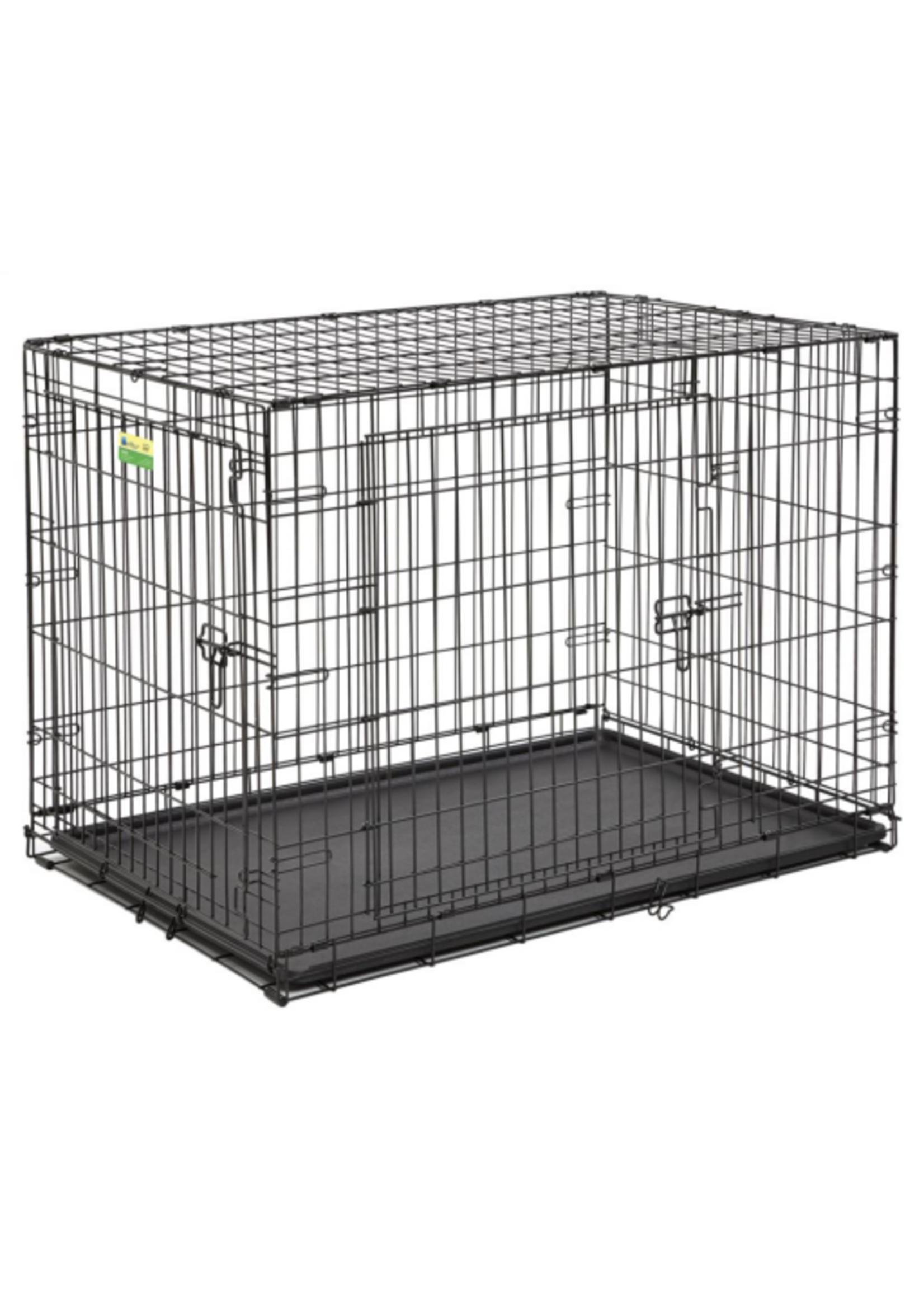 MidWest Midwest Contour Double Door Folding Dog Crate, X-Large, Black 42 X 28 X 30 inch
