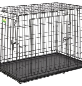 MidWest Midwest Contour Double Door Folding Dog Crate, X-Large, Black 42 X 28 X 30 inch