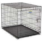 MidWest Midwest Contour Single Door Folding Dog Crate, X-Large, Black 42 X 28 X 30 inch