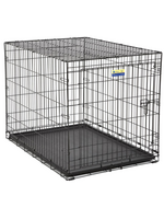 MidWest Midwest Contour Single Door Folding Dog Crate, X-Large, Black 42 X 28 X 30 inch