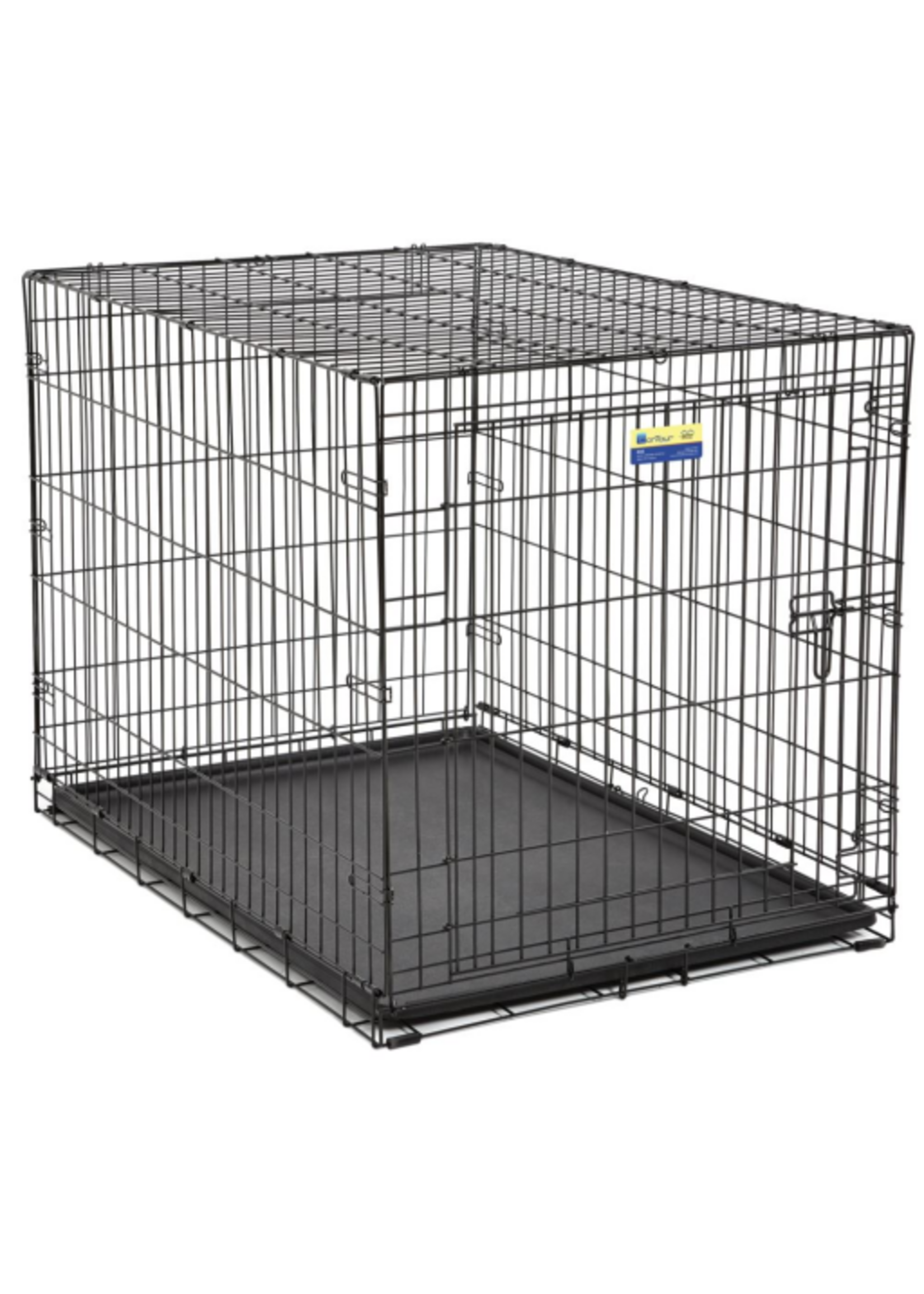 MidWest Midwest Contour Single Door Folding Dog Crate, X-Large, Black 42 X 28 X 30 inch