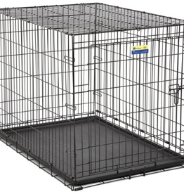 MidWest Midwest Contour Single Door Folding Dog Crate, X-Large, Black 42 X 28 X 30 inch