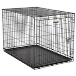 MidWest Midwest Contour Single Door Folding Dog Crate, XX-Large, Black 48 X 30 X 33 inch