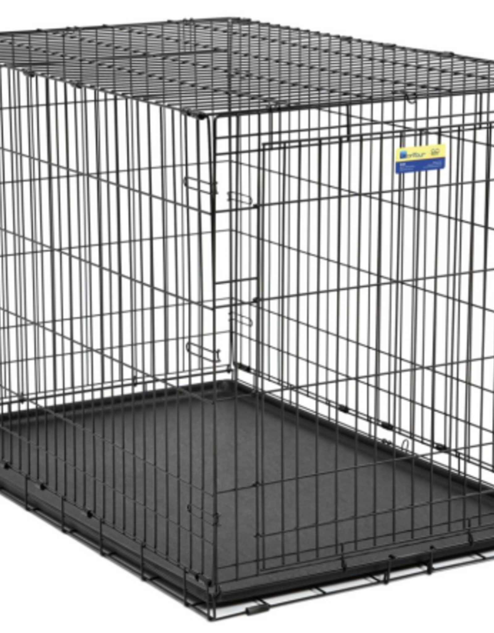 MidWest Midwest Contour Single Door Folding Dog Crate, XX-Large, Black 48 X 30 X 33 inch