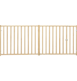 MidWest Midwest Extra-Wide Wooden Dog Gate  24" H x 50-94" W