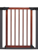 MidWest Midwest Steel Pet Gate with Decorative Wood Door 29"H X 29-38" W