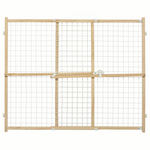 MidWest Midwest PET GATE WOOD/WIRE MESH 32"H X29-50"W