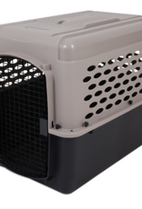 Petmate Petmate Vari Plastic Travel Dog Kennel 36 inch, Medium/Large Dog Crate for Pets 50-70 lbs  Taupe/Black