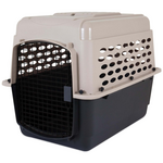 Petmate Petmate Vari Kennel 32 inch Medium Dog Crate for Pets 30-50 lbs  Taupe/Black