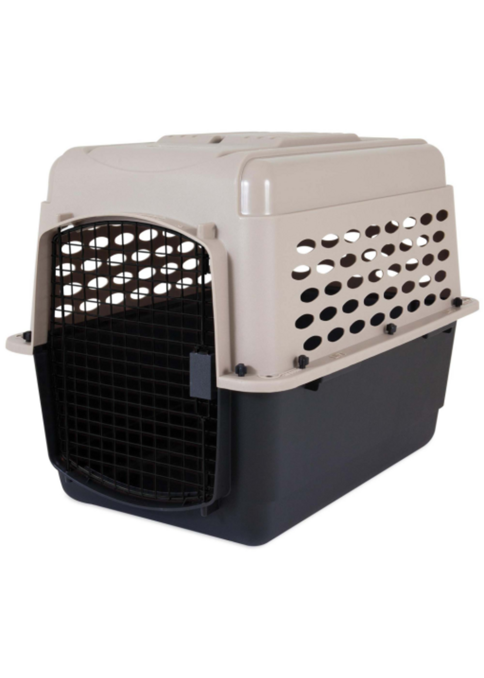 Petmate Petmate Vari Kennel 32 inch Medium Dog Crate for Pets 30-50 lbs  Taupe/Black