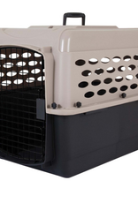 Petmate Petmate Vari Plastic Travel Dog Kennel 28 inch, Small/Medium Dog Crate for Pets 20-30 lbs  Taupe/Black