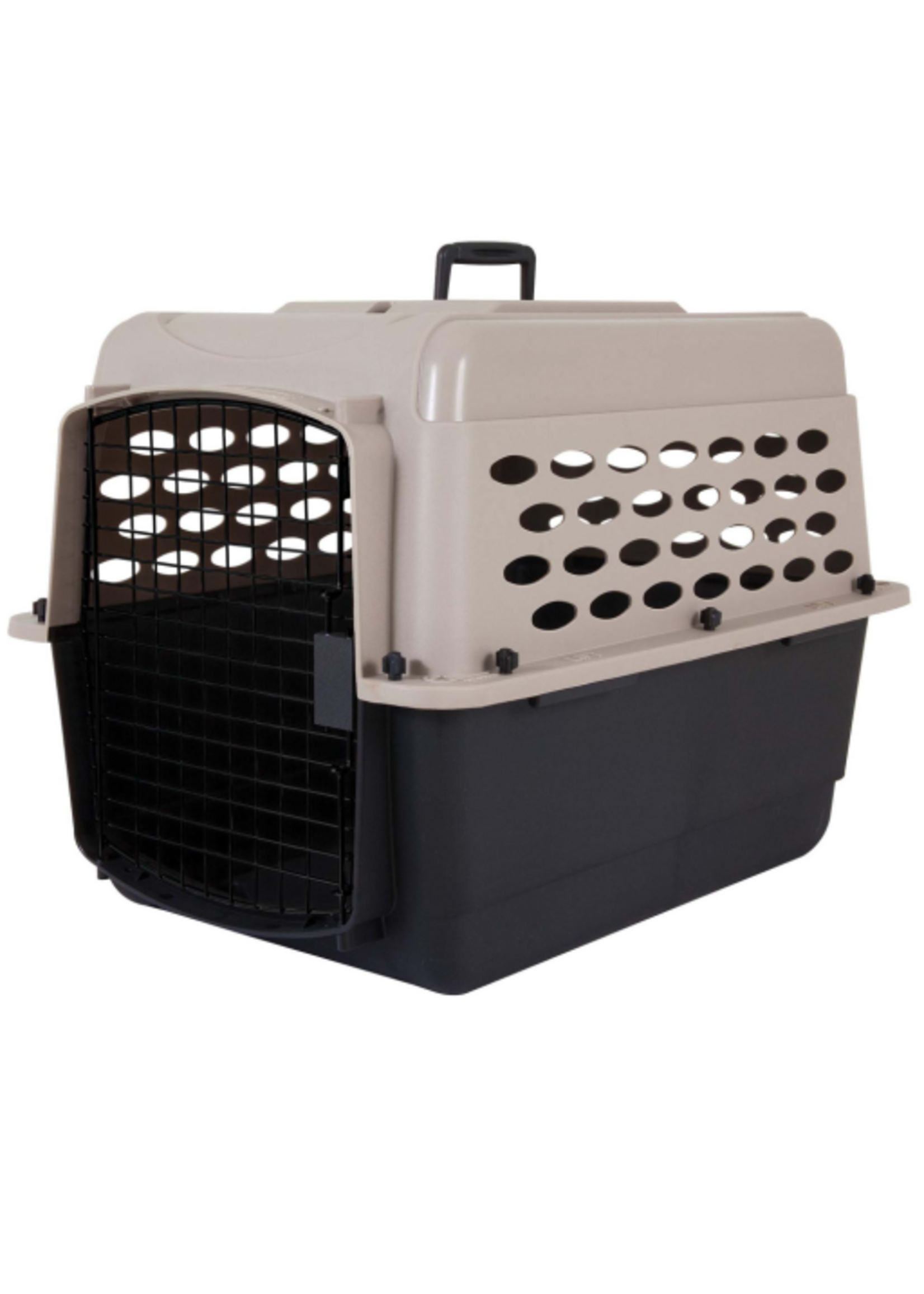 Petmate Petmate Vari Kennel 28 inch Small/Medium Dog Crate for Pets 20-30 lbs  Taupe/Black