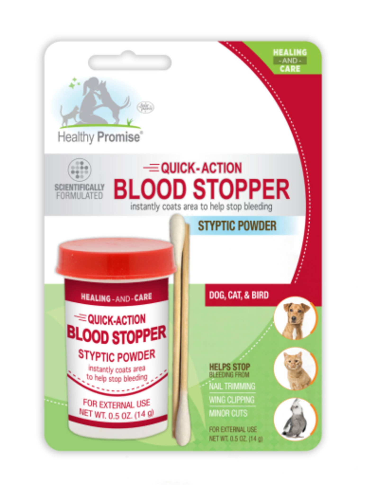 Four Paws Four Paws Antiseptic Pet Blood Stopper Powder for Dogs  Cats  and Birds 0.5 oz