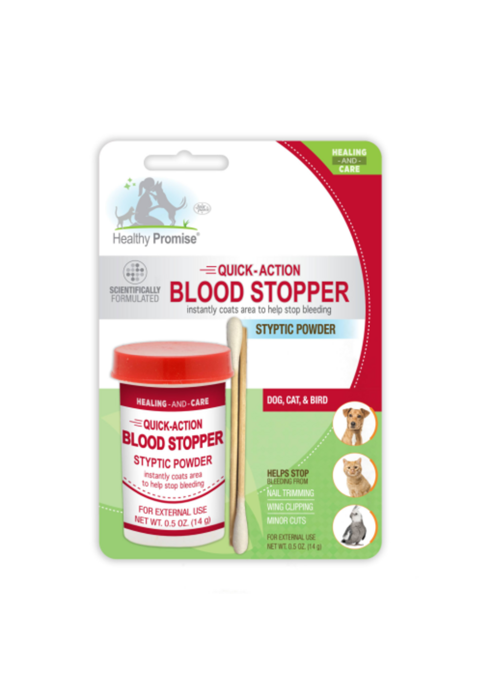 Four Paws Four Paws Antiseptic Pet Blood Stopper Powder for Dogs  Cats  and Birds 0.5 oz