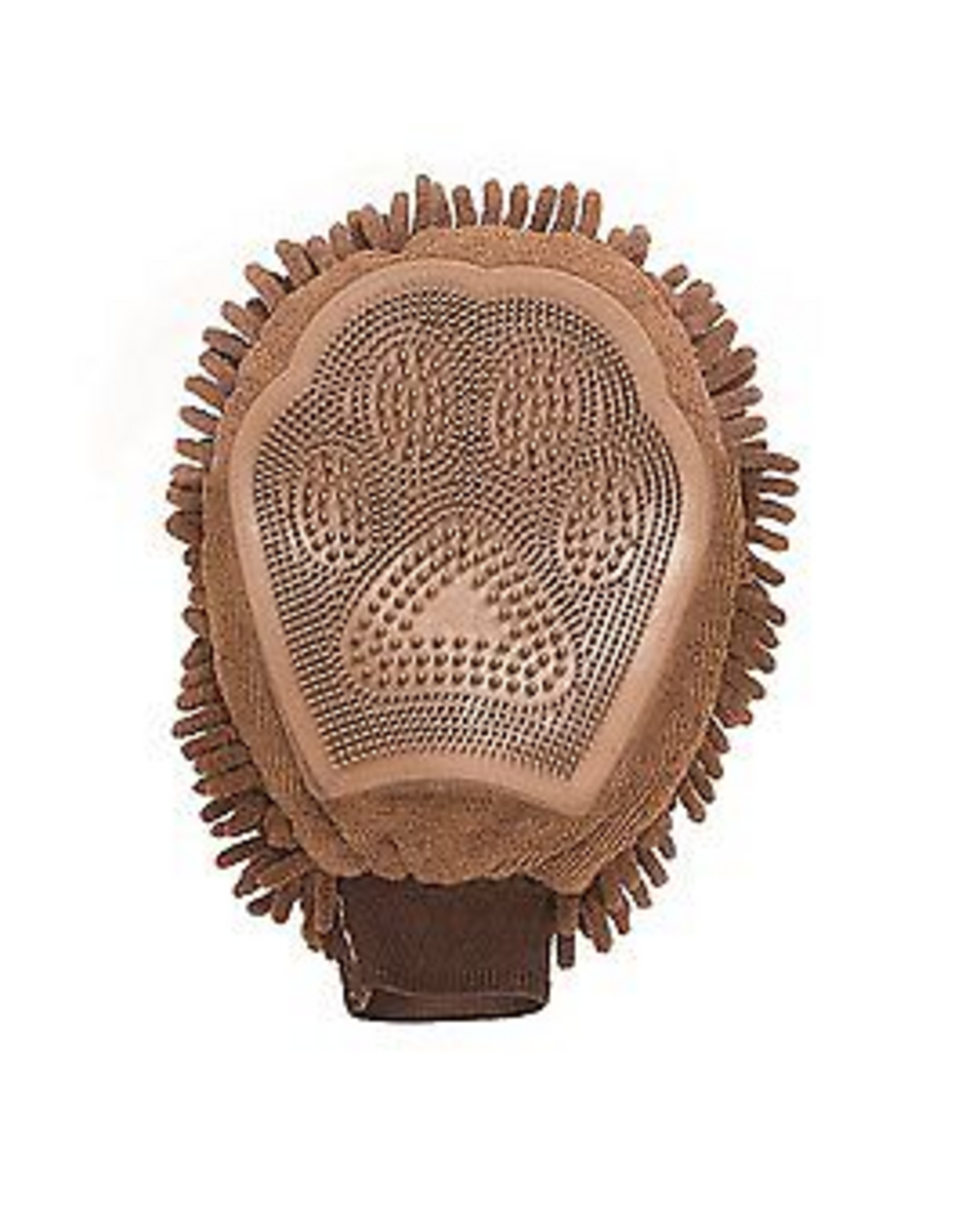 Dog Gone Smart Dog Gone Smart Grooming Mitt Ultra Plush Microfiber Fabric - Brown