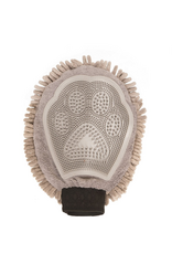 Dog Gone Smart Dog Gone Smart Grooming Mitt Ultra Plush Microfiber Fabric - Gray