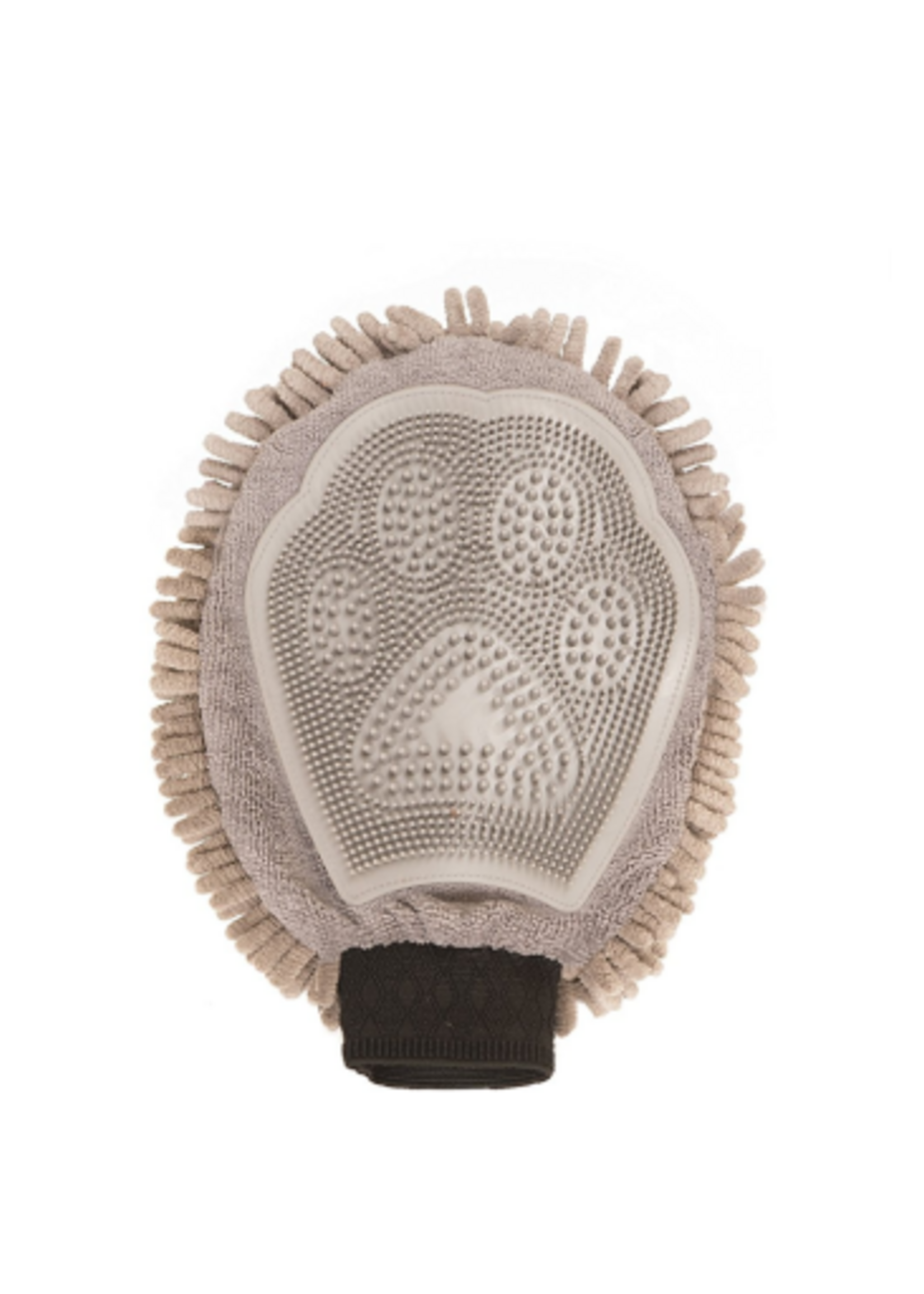 Dog Gone Smart Dog Gone Smart Grooming Mitt Ultra Plush Microfiber Fabric - Gray