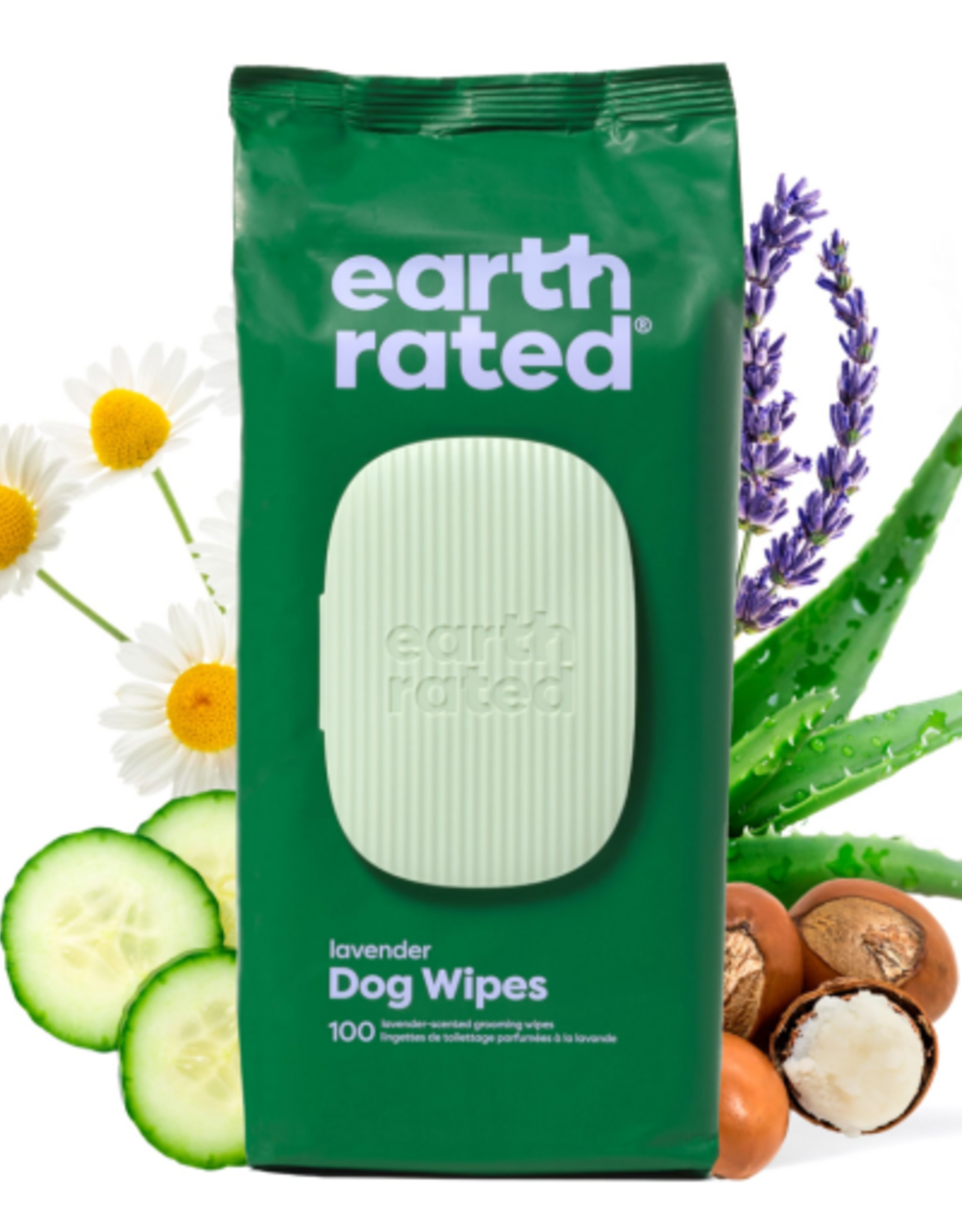 Earth Rated Earth Rated Lavender Dog Grooming Wipes - 100 Count