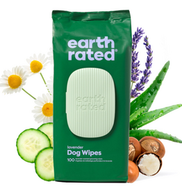 Earth Rated Earth Rated Lavender Dog Grooming Wipes - 100 Count