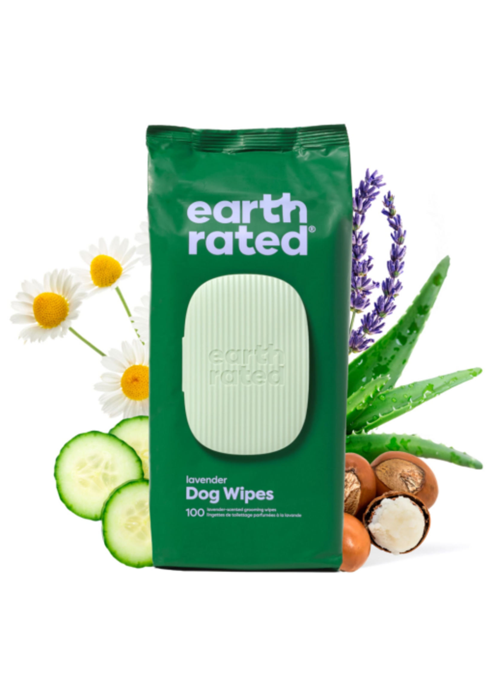 Earth Rated Earth Rated Lavender Dog Grooming Wipes - 100 Count