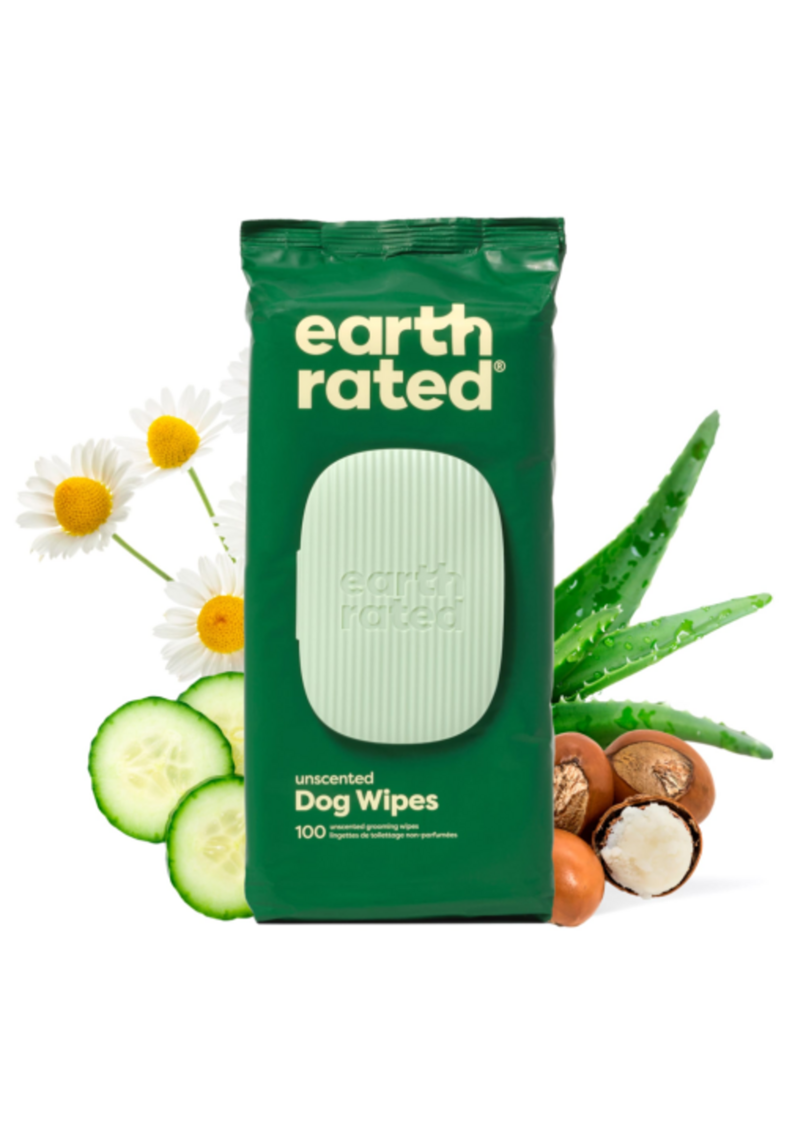 Earth Rated Earth Rated Unscented Dog Grooming Wipes - 100 Count
