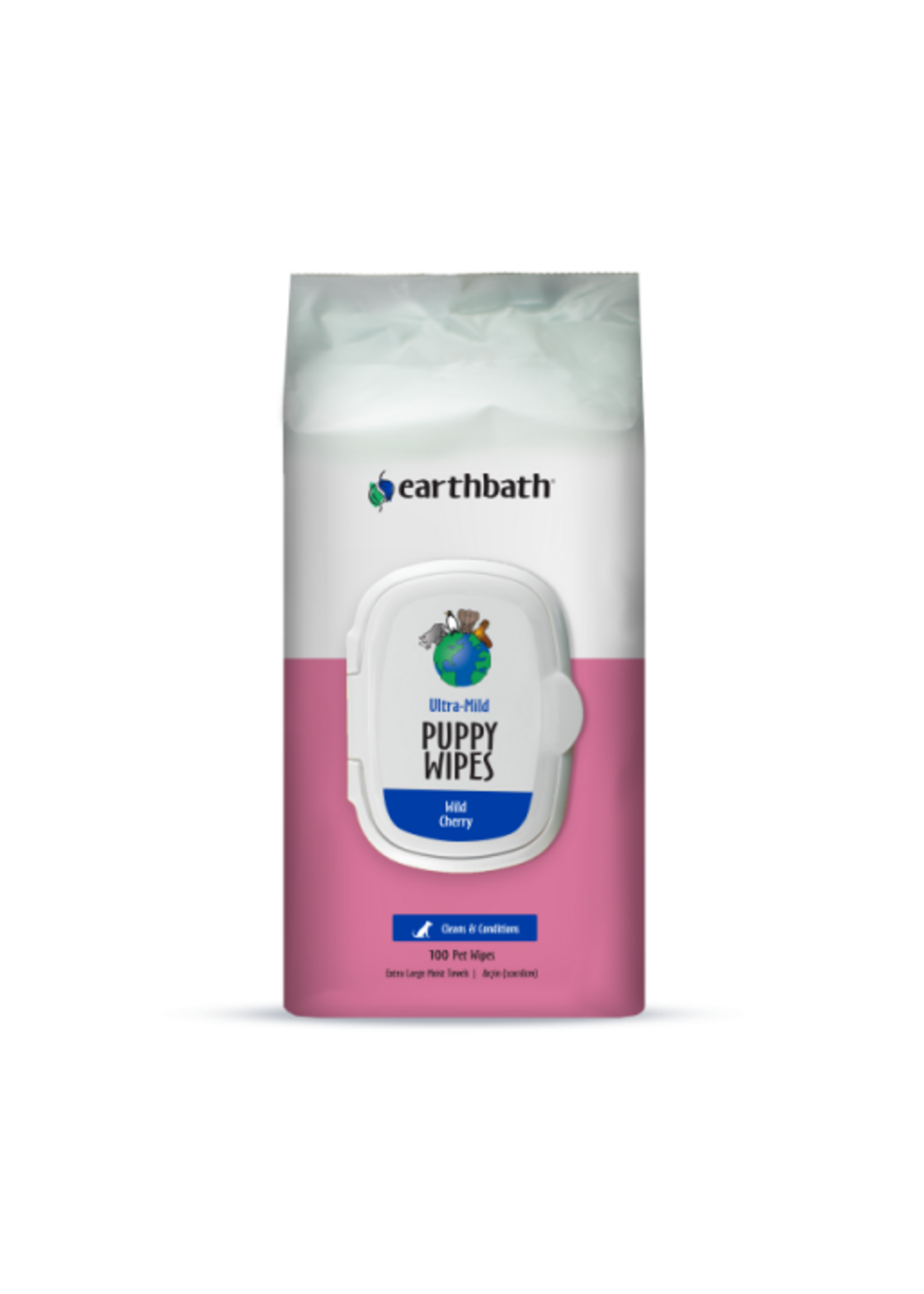 Earthbath Earthbath PUPPY WIPES WILD CHERRY 100 Count