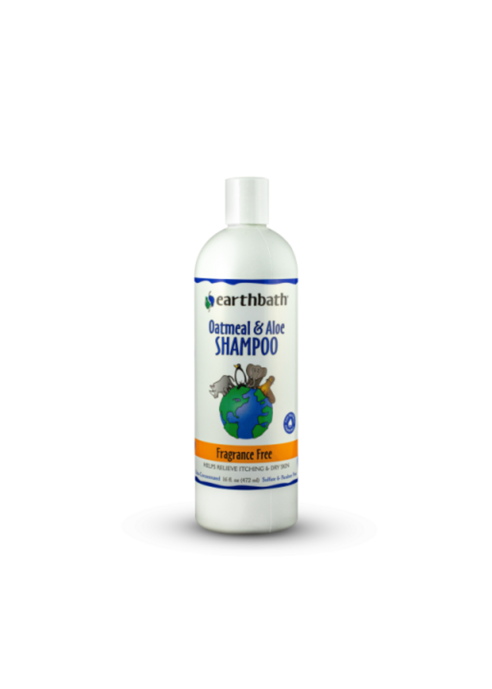 Earthbath Earthbath SHAMPOO OATMEAL & ALOE FRAGRANCE FREE 16 OZ