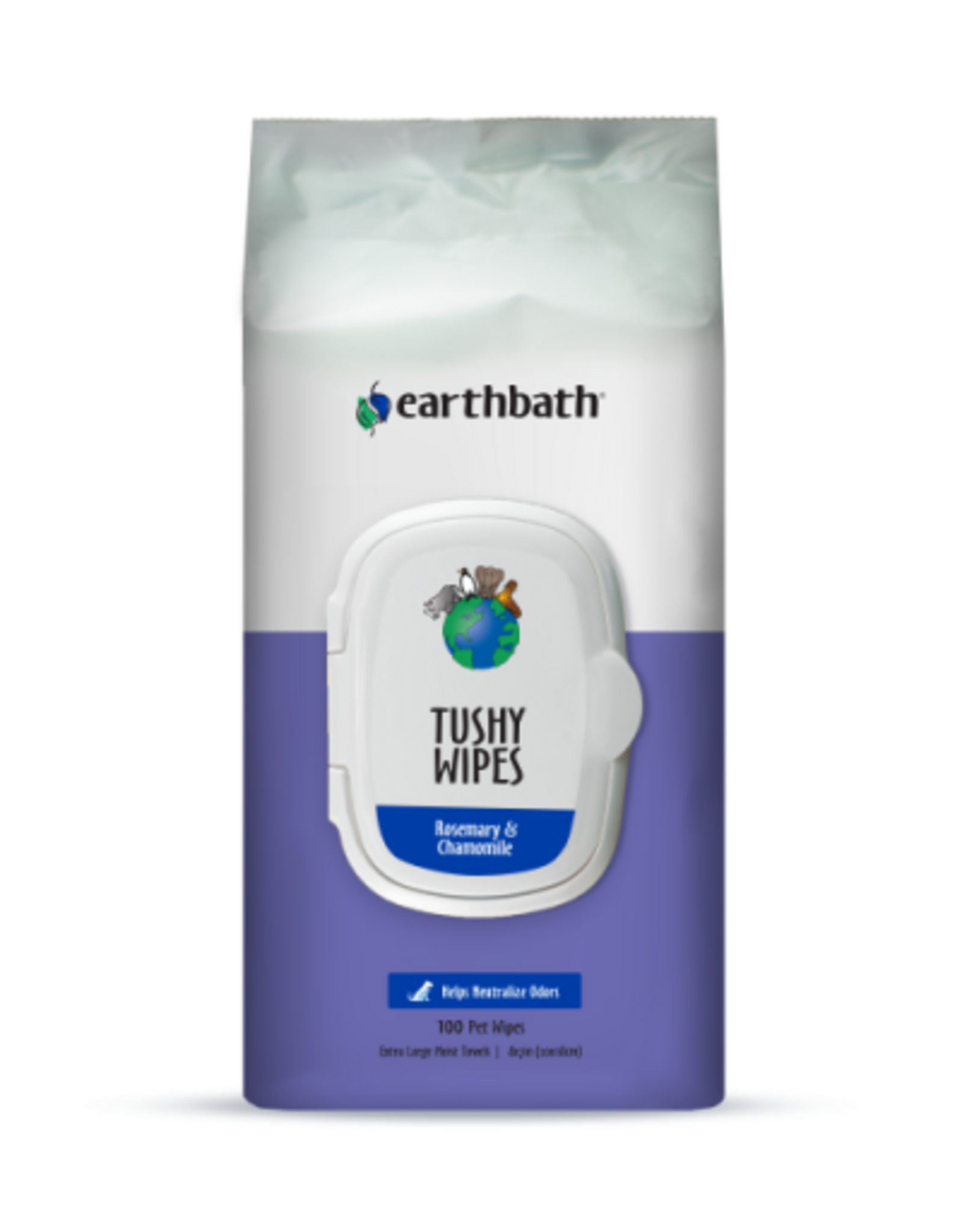 Earthbath Earthbath TUSHY WIPES 100 Pack