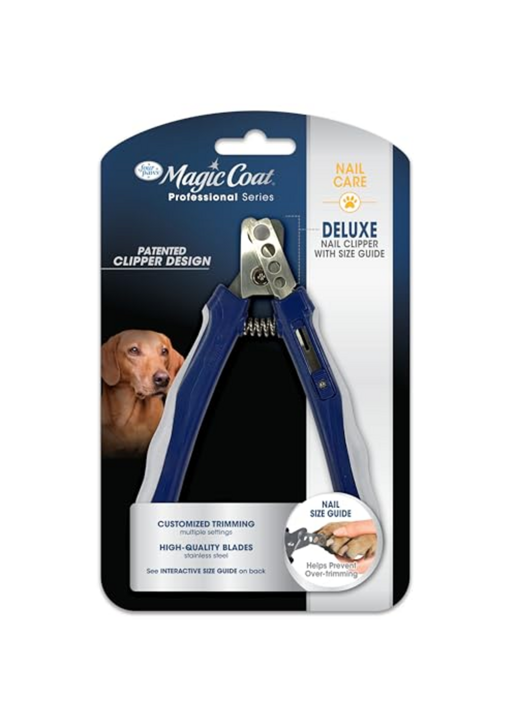 Four Paws Four Paws Magic Coat Professional Series Deluxe Dog Nail Clipper with Size Guide
