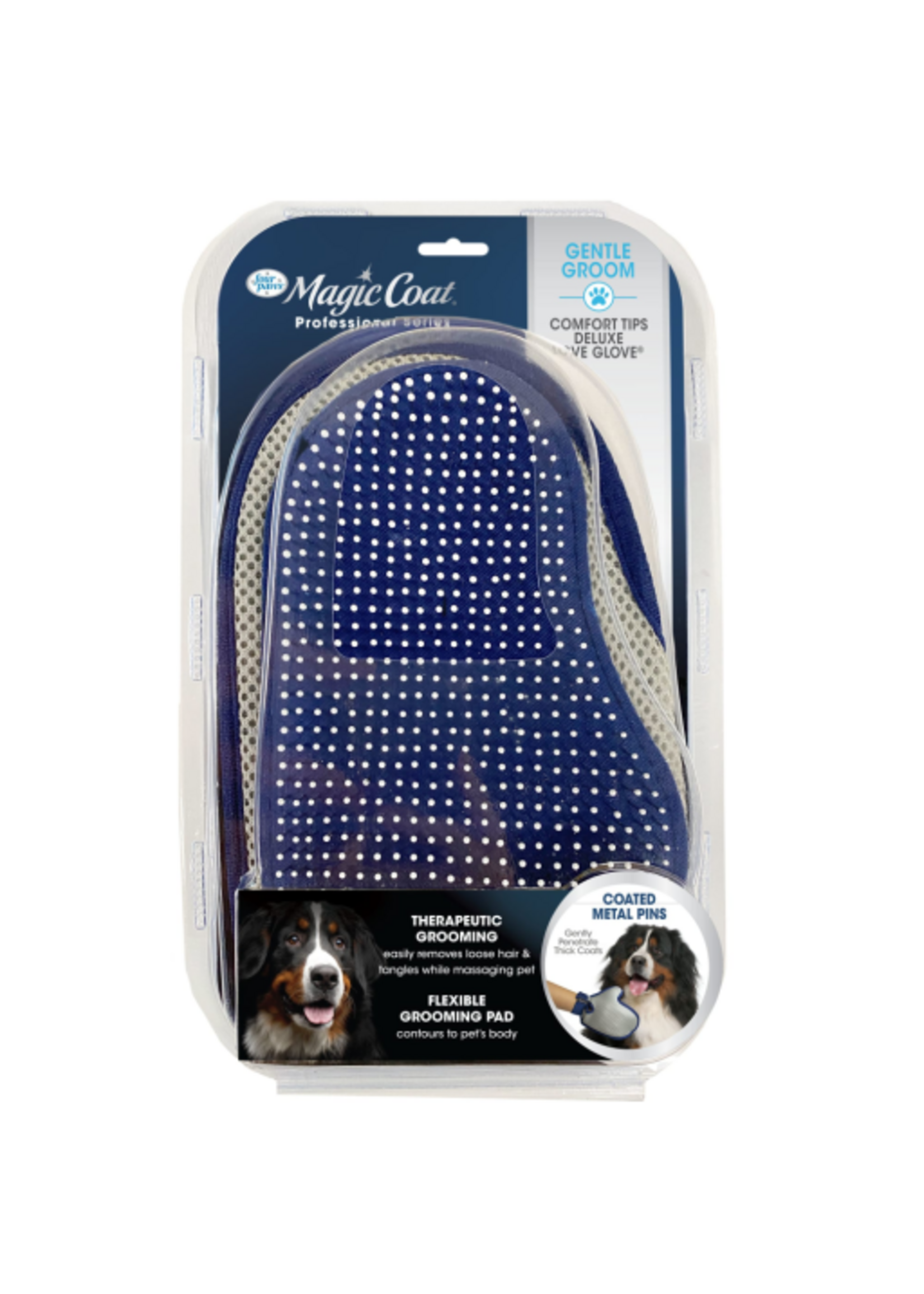 Four Paws Four Paws Magic Coat Professional Series Comfort Tips Deluxe Dog Grooming Glove