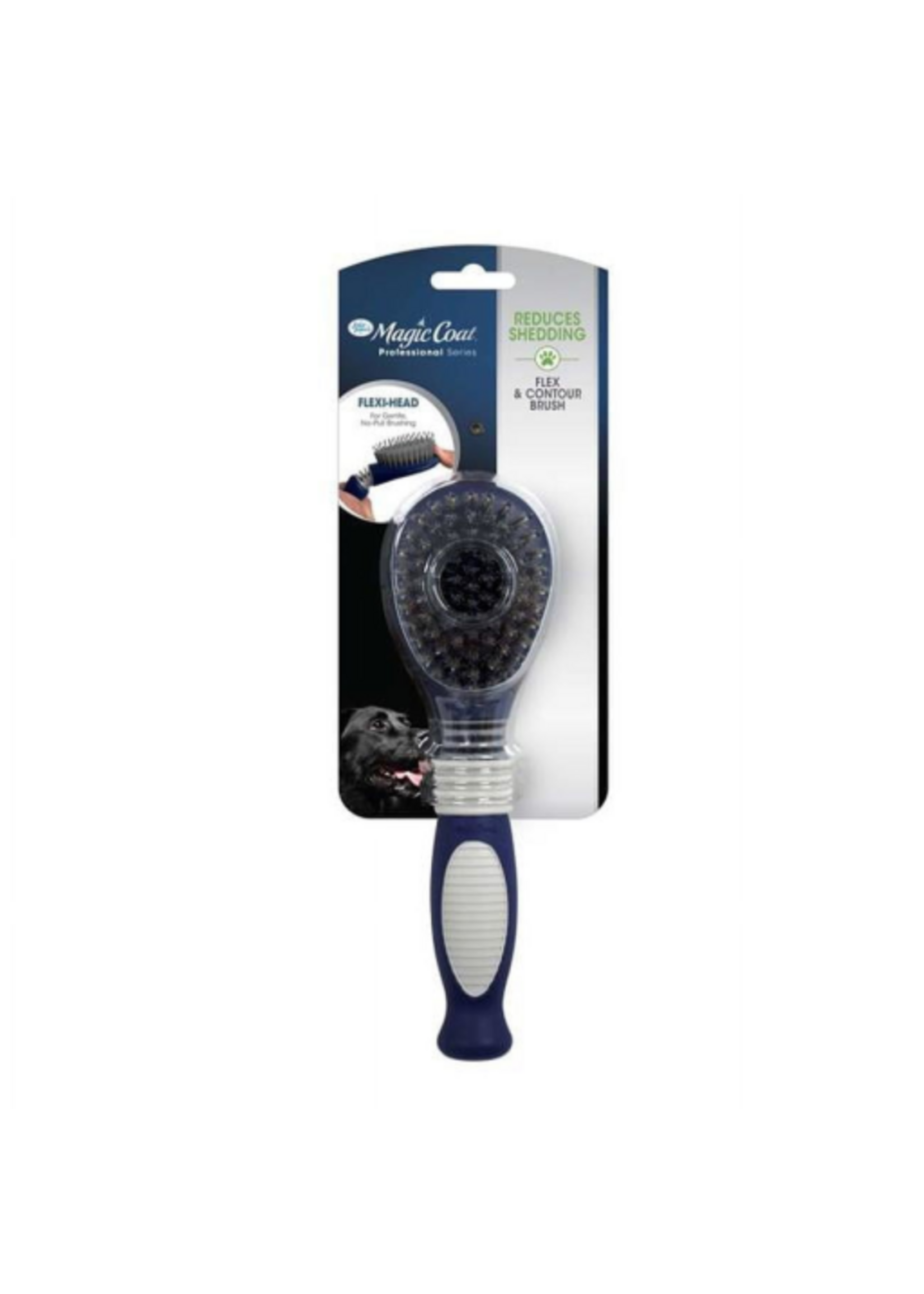 Four Paws Four Paws Magic Coat Pro Series Comfort Contour Pin & Bristle Brush for Dogs