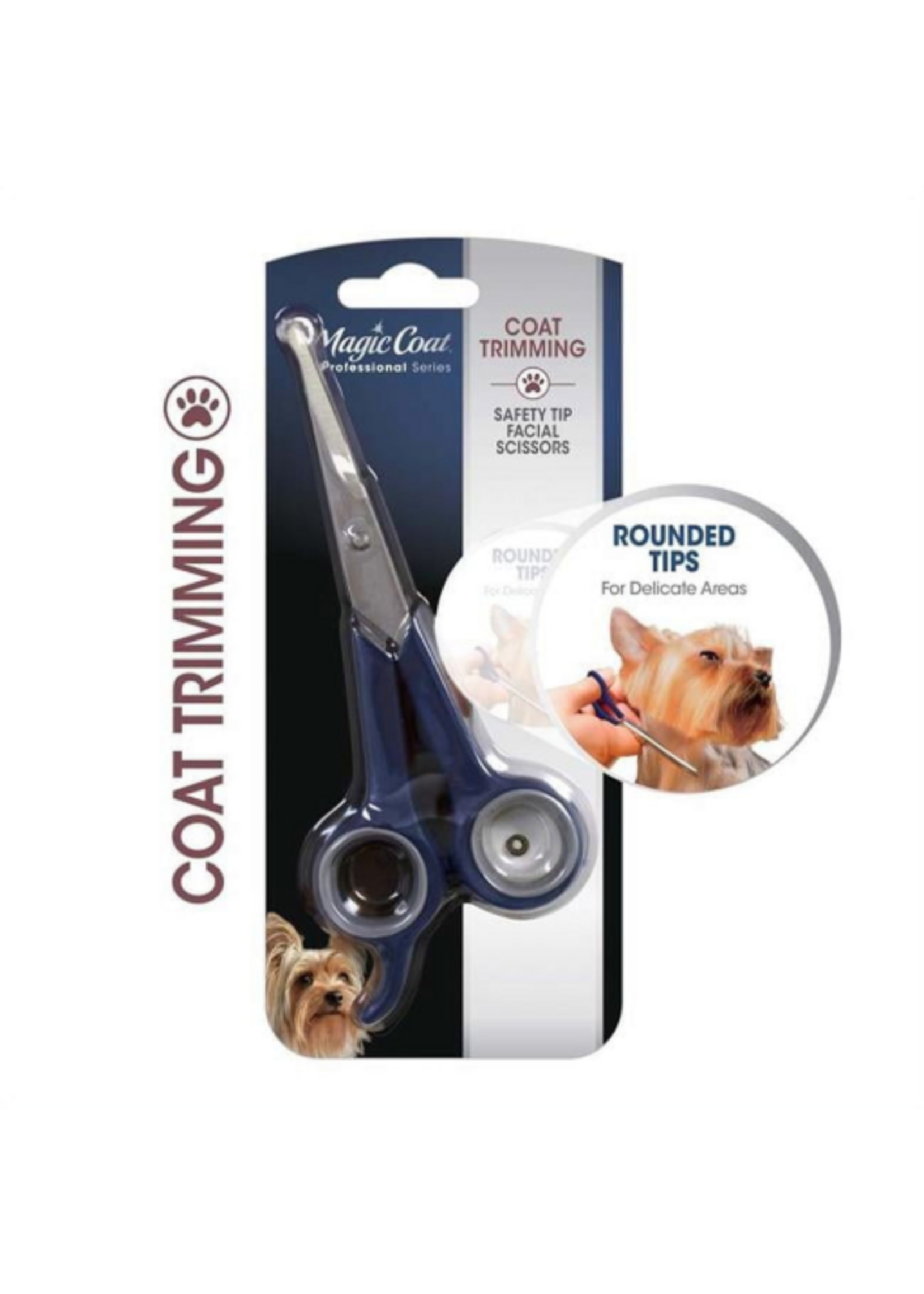 Four Paws Four Paws Magic Coat Professional Safety Tip Facial Dog Grooming Scissors