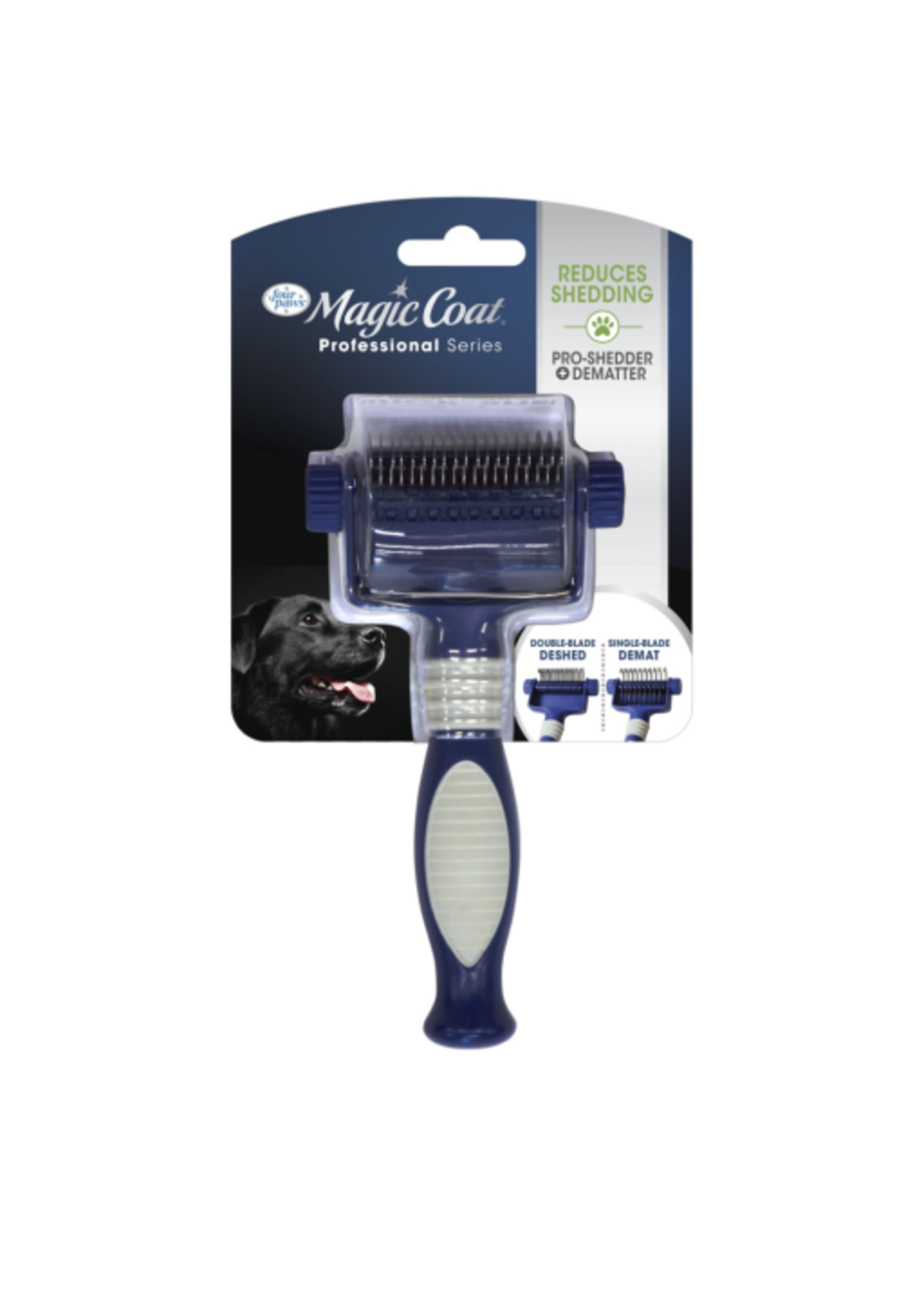 Four Paws Four Paws Magic Coat Professional 2-in-1 Quick Shed Grooming Tool