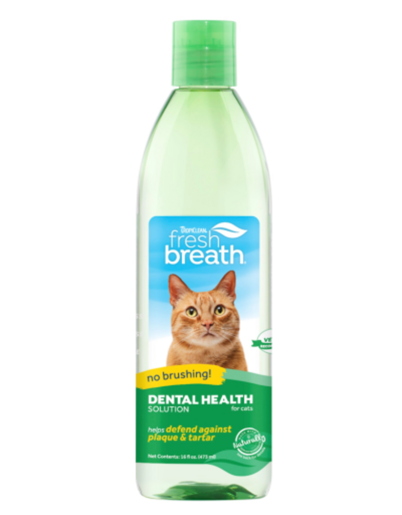TropiClean Fresh Breath Oral Care Water Additive for Cats - 16 oz