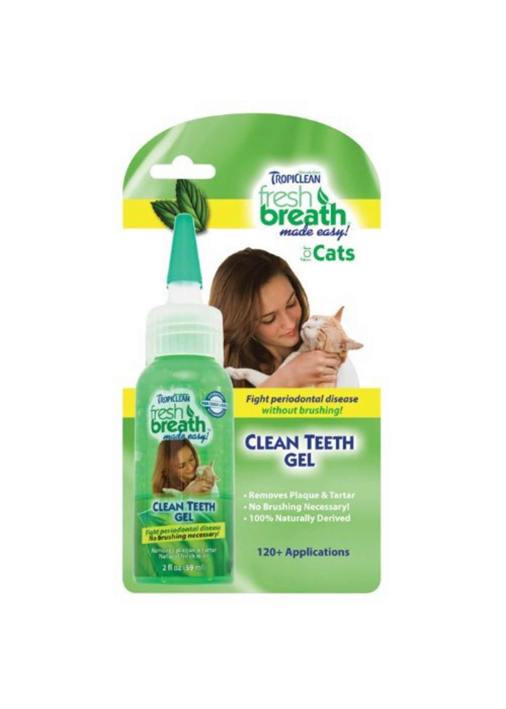 Tropiclean Fresh Breath No Brushing Dental & Oral Care for Cats 2oz