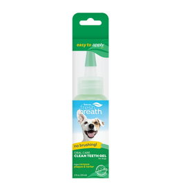 TropiClean Fresh Breath No Brushing Clean Teeth Dental & Oral Care Gel for Dogs  2oz - A