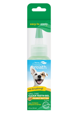 TropiClean Fresh Breath No Brushing Peanut Butter Flavor Clean Teeth Dental & Oral Care Gel for Dogs  2oz - A