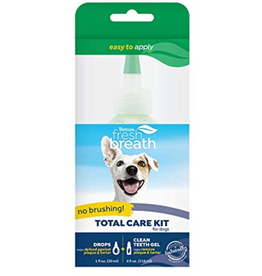 TropiClean Fresh Breath Total Care Oral Gel Kit - 4 oz