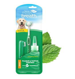 TropiClean Fresh Breath Oral Care Kit for Large Dogs