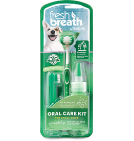 TropiClean Fresh Breath Oral Care Kit for Small Dogs