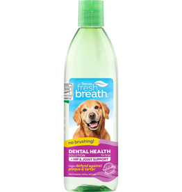 TropiClean Fresh Breath Oral Care Water Additive Plus Hip & Joint for Dogs - 16 oz