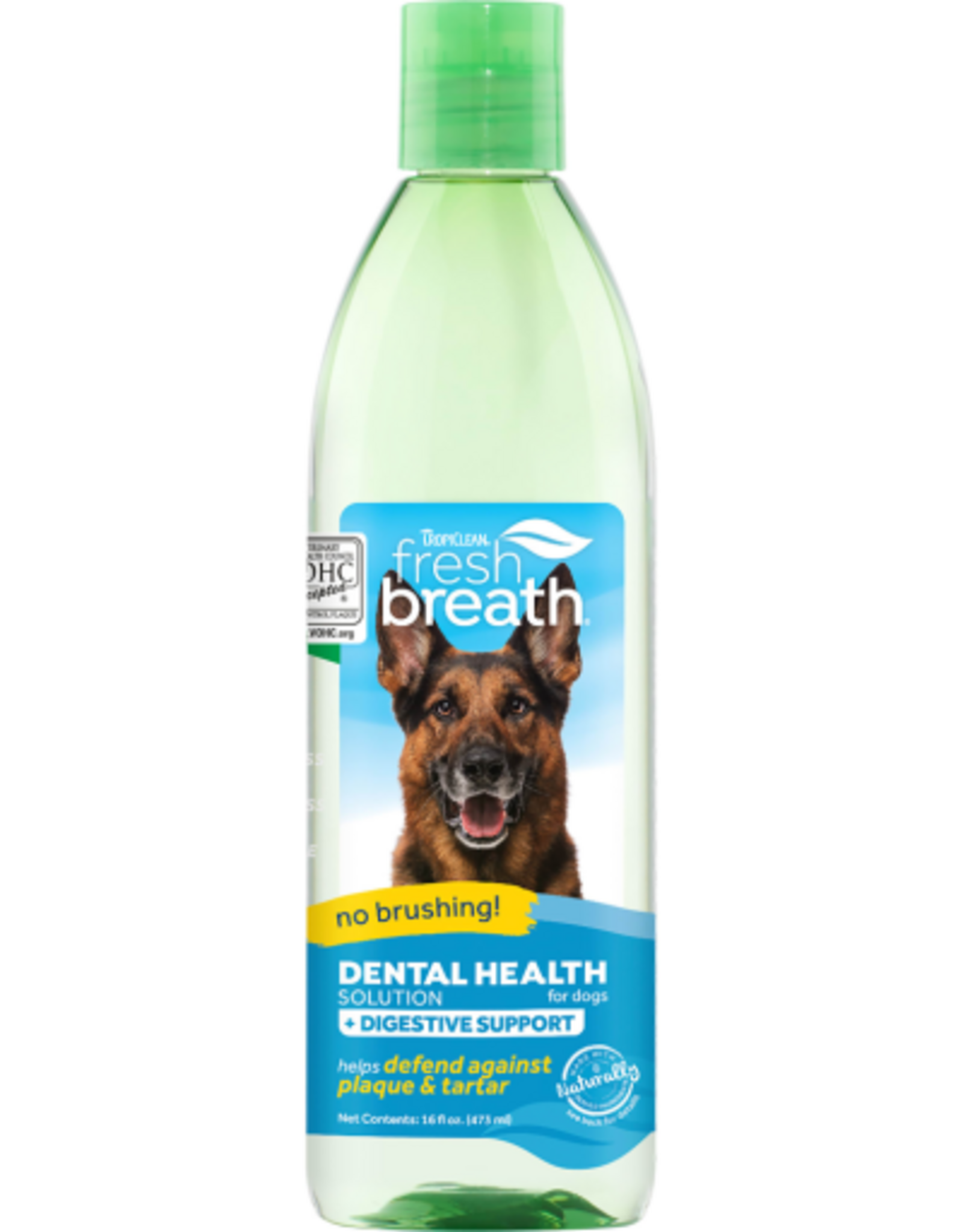 TropiClean Fresh Breath Oral Care Water Additive Pl Digestive Support for Dogs - 16 oz