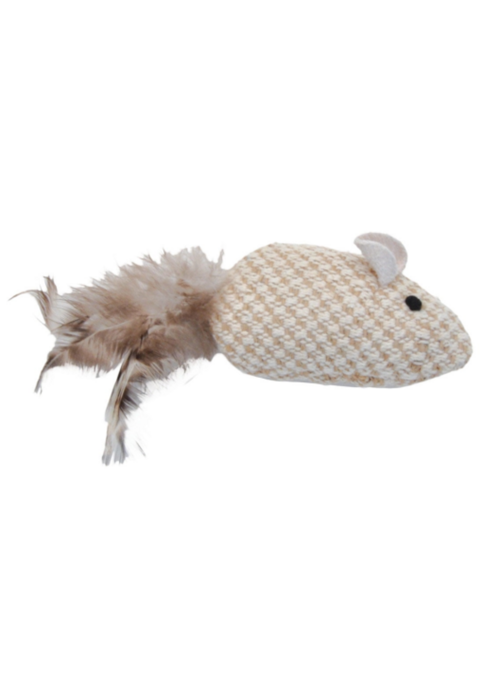 Coastal Pet Products Coastal Turbo Natural Mouse Cat Toy 3.75 Inch
