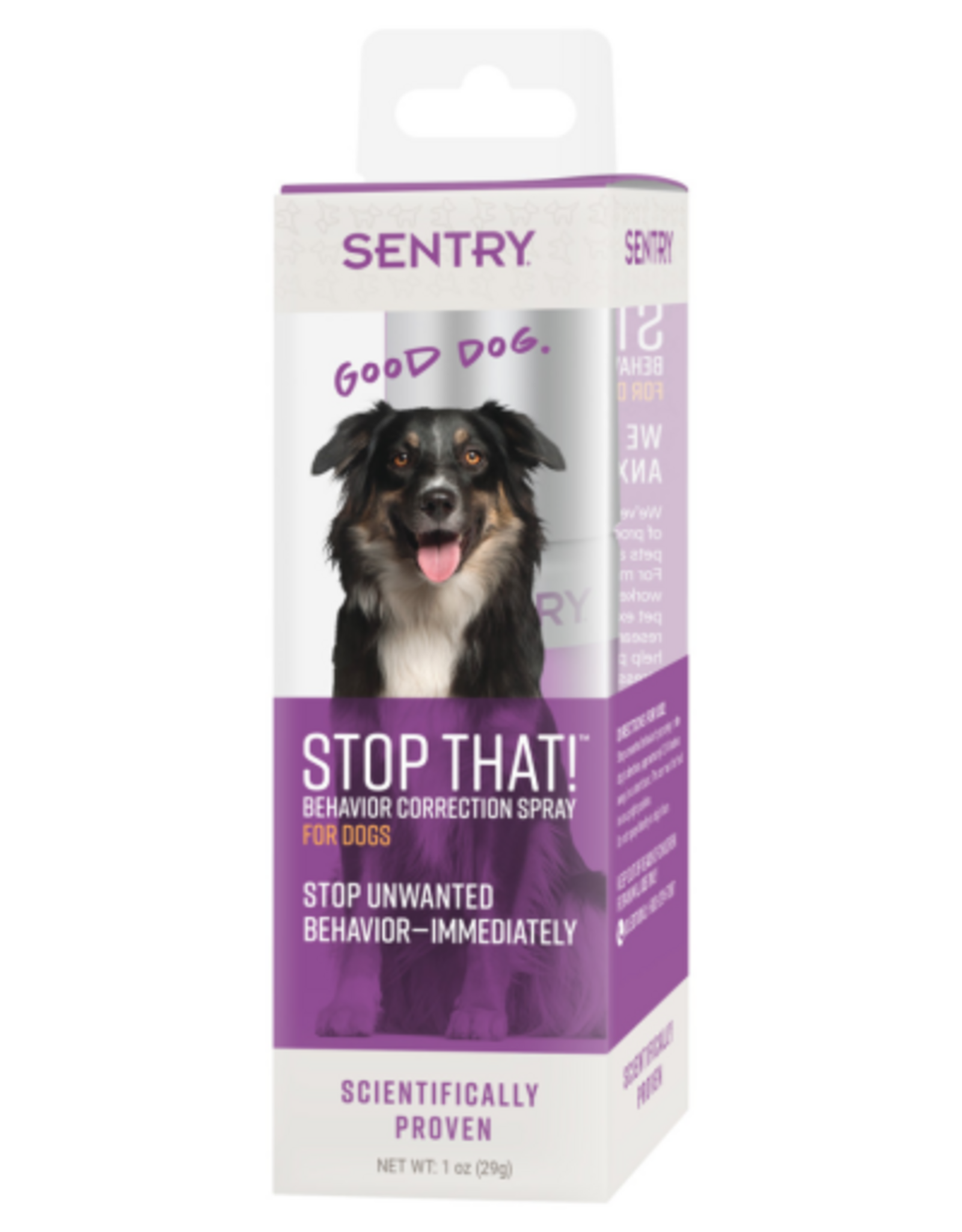 SENTRY Stop That! Behavior Correction Spray for Dogs  Pheromone Mist and Noise  1 oz