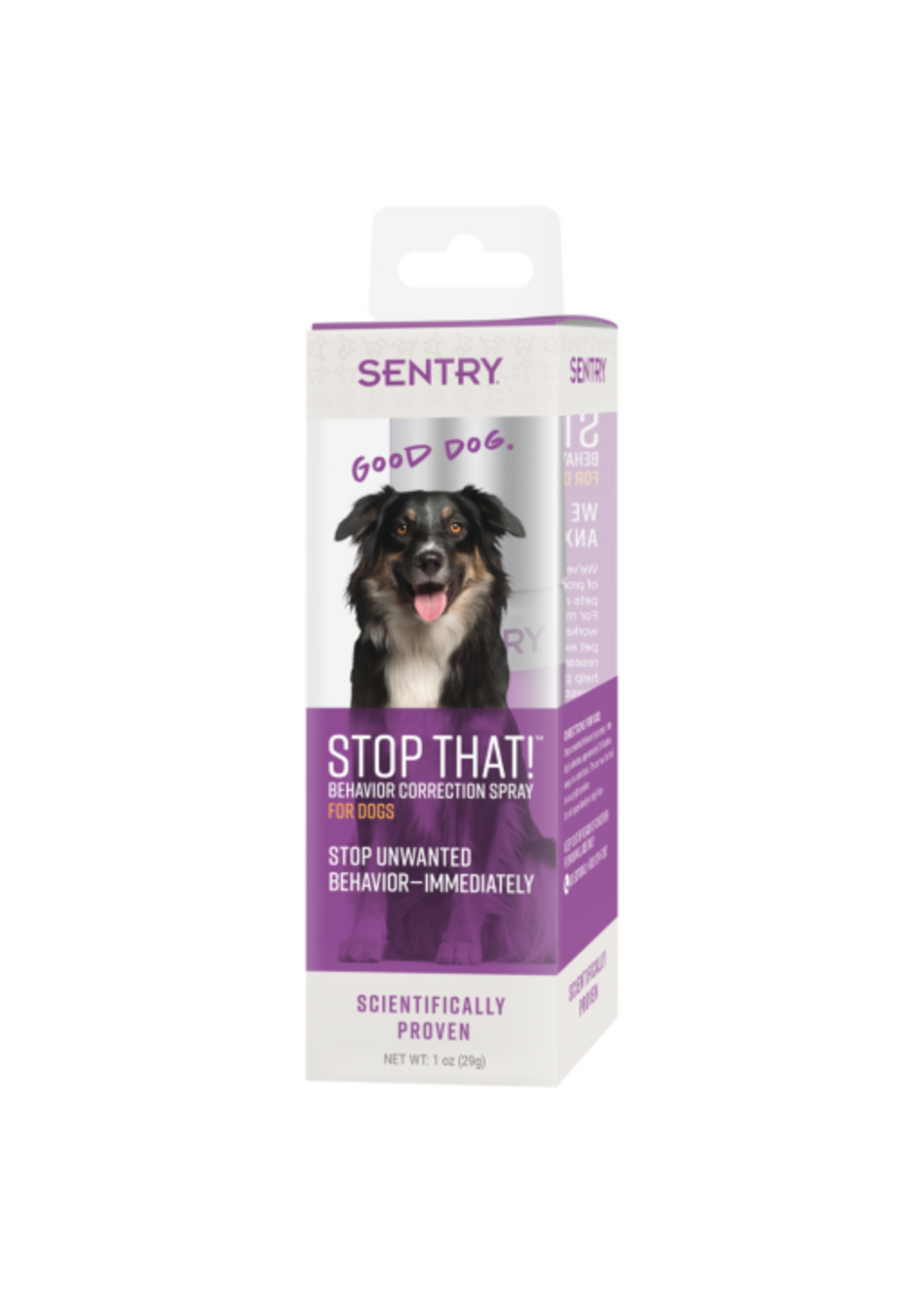 SENTRY Stop That! Behavior Correction Spray for Dogs  Pheromone Mist and Noise  1 oz