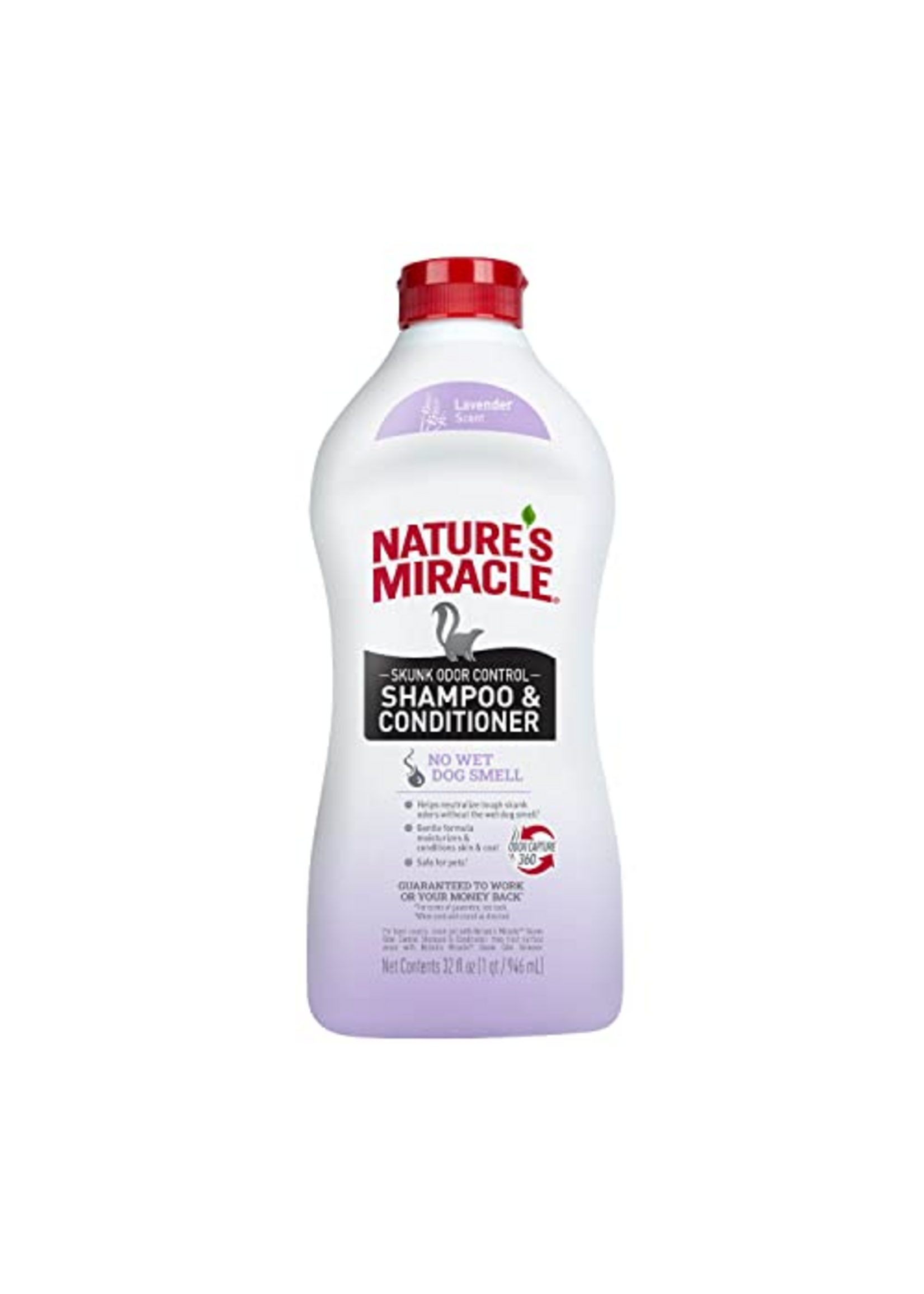 Nature's Miracle Nature's Miracle Skunk Odor Control Shampoo and Conditioner Lavender Scent - 32 oz