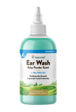 Naturvet Ear Wash with Tea Tree Oil for Pets, 8 FZ