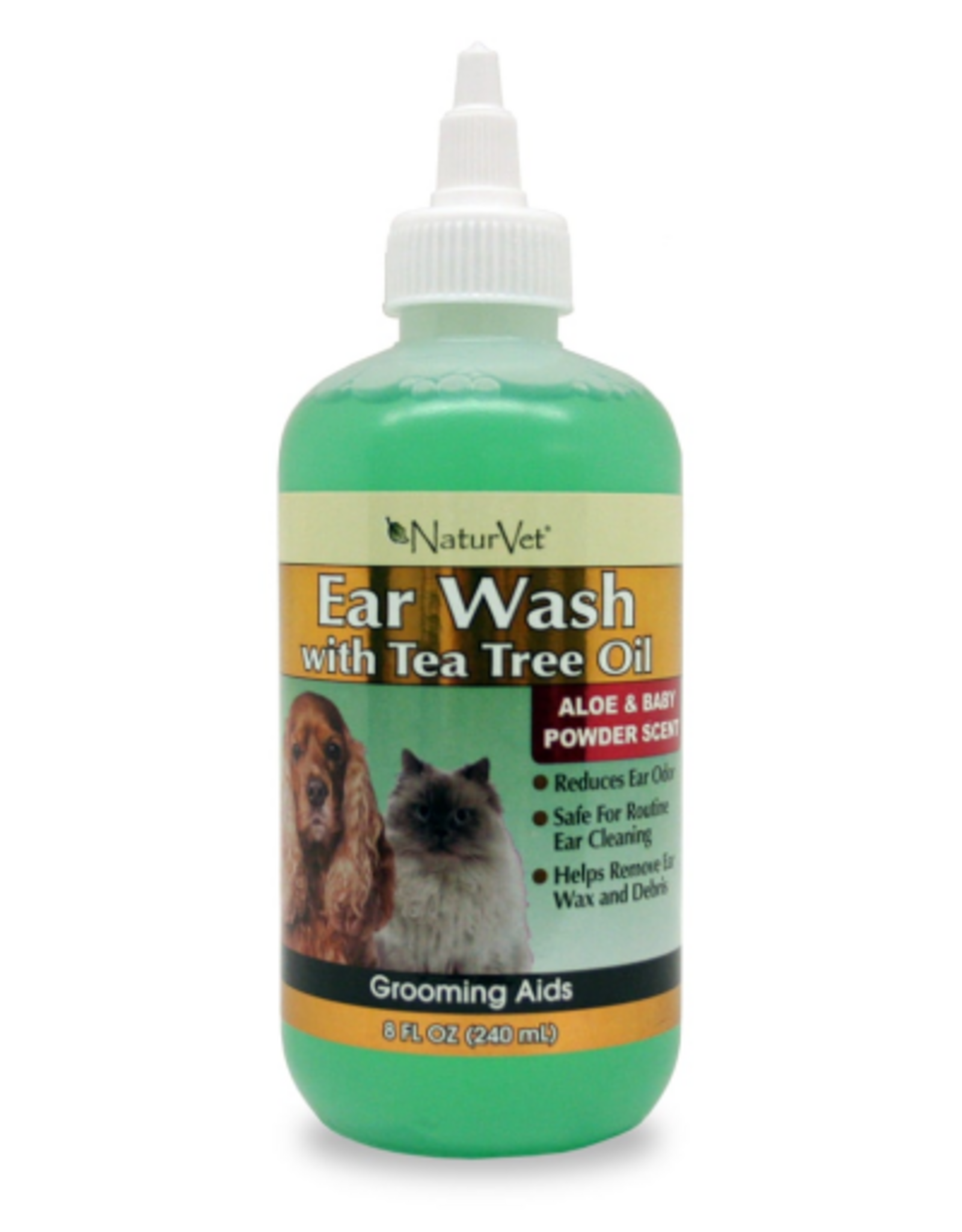 Naturvet NaturVet Ear Wash w/Tea Tree Oil 4 oz