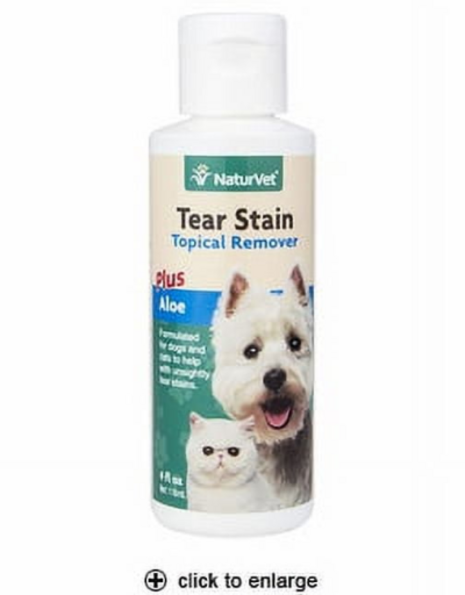 Naturvet NATURVET TEAR STAIN TOPICAL REMOVER PLUS ALOE 4OZ