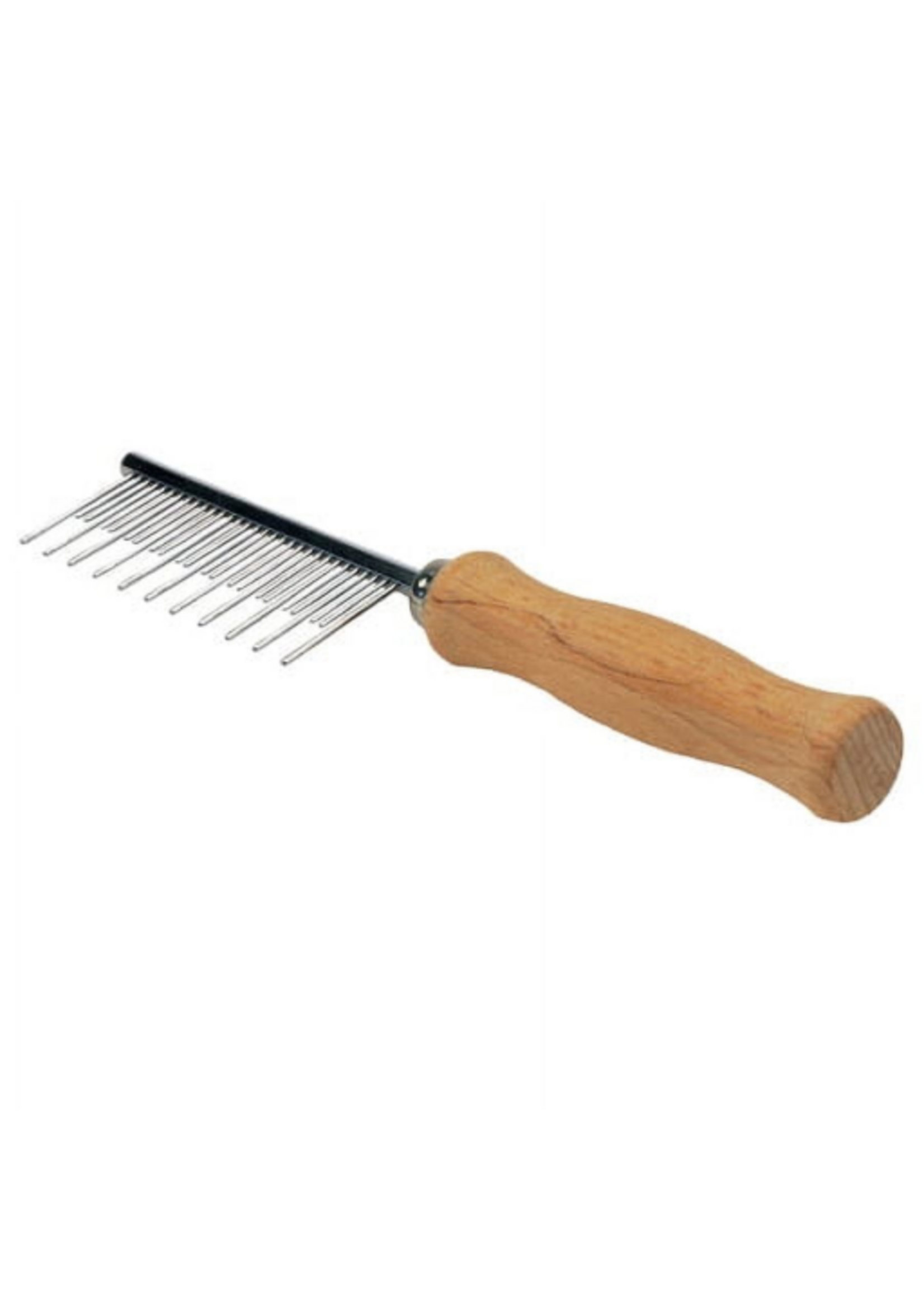Coastal Pet Products Safari Cat Shedding Comb  Wood Handle Multi-Colored